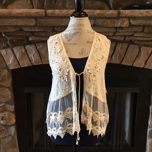 Miss Me Lace Vest
